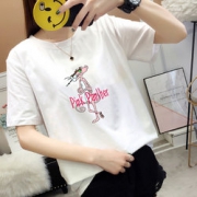 舒适百搭！SKIMI 宽松韩版白色短袖T恤   19.9元（39.9-20）