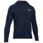 UNDER AUnder Armour 安德玛 男士 Rival Fitted全拉链 热身上衣RMOUR 安德玛 Rival 男款 抓绒内里 帽衫