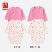 UNIQLO 优衣库 406614 圆领连体装*2件