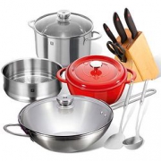 双立人（ZWILLING）  NovaIII 40120-015-982 锅具刀具炊具组合11件套