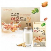 韩国进口 延世YONSEI  香香扁桃仁松籽味豆奶牛奶饮料 200ml*6盒 *7件
