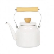 PEARL METAL 珍珠生活 搪瓷咖啡壶 1.5L 白色