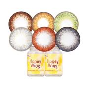 GEO 甜心Honey Wing年抛彩色隐形眼镜1片装*2