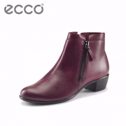 爱步（ECCO）  Touch 35 Zip 粗跟短靴