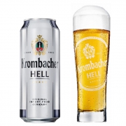 科慕堡 （Krombacher）淡爽啤酒 500ml*24听/箱