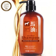 清柔 马油无硅油去屑洗发水 600ml 持久留香