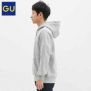 16日0点： GU 极优 298892 男士连帽卫衣