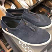 ECCO 爱步 Soft 7 柔酷7号 女士真皮拉链休闲鞋