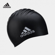 游泳必备！adidas阿迪达斯 男女士专业 硅胶泳帽