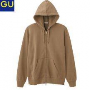GU 极优 298896 男装运动拉链连帽开衫外套