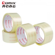 齐心 透明宽胶带 45mm*40米 4卷装