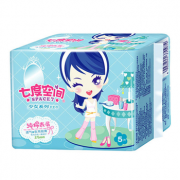 七度空间 少女系列纯棉超薄夜用275mm5片装
