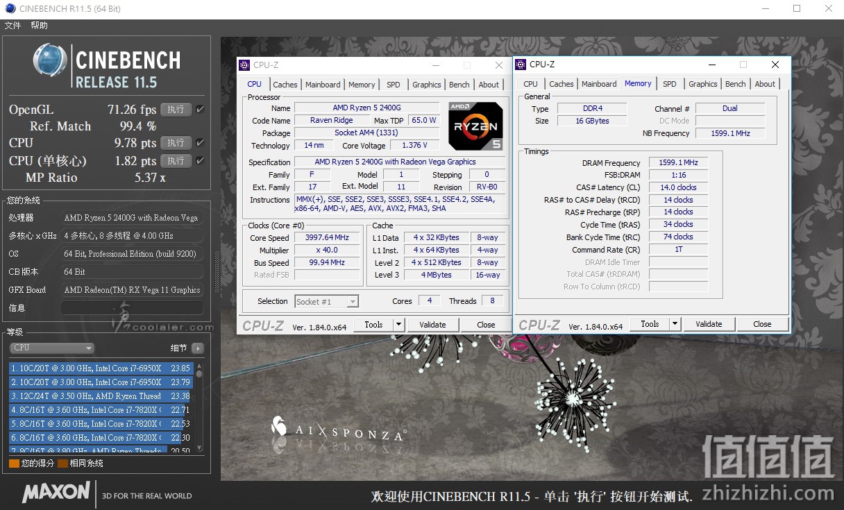 AMD Ryzen 5 2400G 内显超频测试，PK GT 1030
