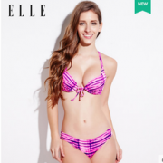 性感撩人！ELLE 女士比基尼泳衣组合福袋 5件 69元包邮（ 满减）