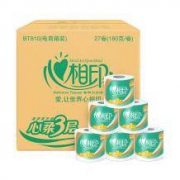 23日10点： 心相印 心柔系列 卷纸 3层180g 27卷
