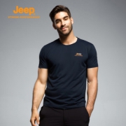 Jeep 男士速干跑步T恤