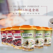 周家庄粥控 方便速食粥 2种口味组合装40g*6杯