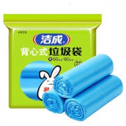 洁成 加厚背心式大号垃圾袋3卷90只