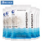 四川盐业总公司出品 川晶 天然无碘食用盐 350g*6袋
