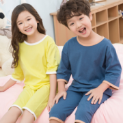 A类棉！北极绒 儿童纯棉空调服套装 多色可选 14.9元包邮
