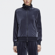 adidas 女士 Firebird Track Jacket 女士丝绒夹克