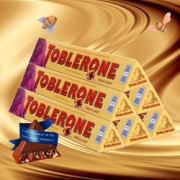 Toblerone 瑞士三角 牛奶/黑/白巧克力 100g*6支 *2件