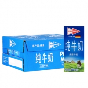德悠 全脂纯牛奶200ml*24盒