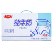 上海福利： SANYUAN 三元 纯牛奶（小方白）250ml*24盒
