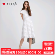 梅西百货旗下 Alfani 女新款蕾丝A字连衣裙