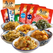 25日10点前1小时！ 乌江 涪陵榨菜 微辣组合套餐18袋 1314g 19.9元包邮（下单立减）