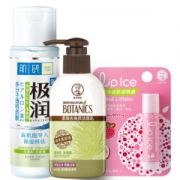 曼秀雷敦 Mentholatum 曼秀雷敦特惠套装（化妆水170ml+唇膏3.5g+洁面乳150g）多重补水 水润肌肤 *2件