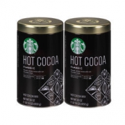 可冲42杯！STARBUCKS 星巴克 经典烘焙速溶热可可粉 850克 2罐