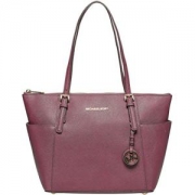Michael Kors 迈克·科尔斯 Jet Set Item 真皮 单肩/托特包 Plum 30F2GTTT8L