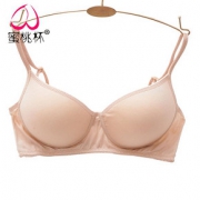 舒适透气# 蜜桃杯 无钢圈聚拢性感薄款胸罩
