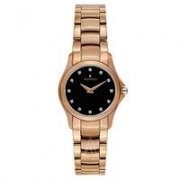 Movado Masino 系列玫瑰金色镶钻时装女表