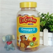 Lil Critters omega-3 儿童DHA鱼油软糖 120粒*3瓶装
