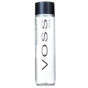 芙丝（VOSS）  天然饮用水（含气） 玻璃瓶 375ml*24瓶