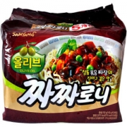 韩国进口 三养Samyang 炸酱面方便面 5连包 140g*5