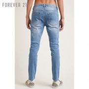 FOREVER 21 00093943 男士修身小脚牛仔裤 93元包邮