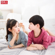 南极人 儿童纯棉短袖睡衣家居套装