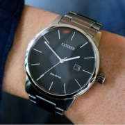 镇店之宝，CITIZEN 西铁城 BM6960-56 光动能大表盘男士腕表 三色