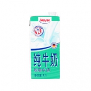 德国原装进口！MUH 甘蒂牧场 牧牌 脱脂牛奶 1L  5.5元（满减+用券）