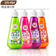 日本原装进口 皓齿清 可吞食按压儿童牙膏150g 0-12岁