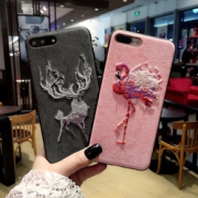 颜值在线！Aigo/爱国者 简约刺绣iPhone手机壳