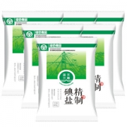 蓝天三晶 精制加碘盐 400g*6袋