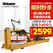 wakagym 哇咖 橡木经典款 水阻划船机