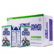 云南欧亚 高原生态纯牛奶 250g*24盒/箱 全脂浓醇