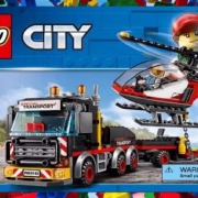 镇店之宝：LEGO 乐高 60183 城市系列 重型直升机运输车