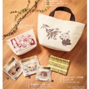 In Red 6月刊 送 Moomin 姆明 帆布 收纳袋六件套