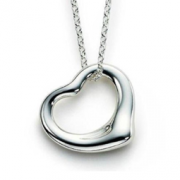 TIFFANY & Co 10660092 Elsa Peretti Open Heart 纯银心形吊坠